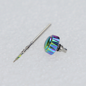 Couronne de montre 6,0 mm en acier inoxydable 316L poli brillant, à visser, taille SKX007, pour mouvements NH34 NH35 NH36, 20 ATM - Product Image 5