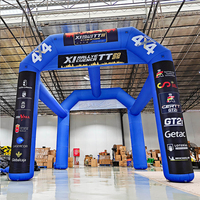 Arche gonflable en PVC personnalisée avec souffleur pour événements extérieurs, expositions, publicité, auvent imperméable