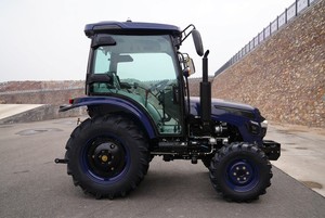 Tracteur compact 4x4 à transmission par engrenages, haute sécurité, usage agricole, couleur bleue - Product Image 2