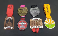 Médailles personnalisées en alliage de zinc double face, service de conception gratuit, médaille de marathon, médaille de boxe avec design personnalisé