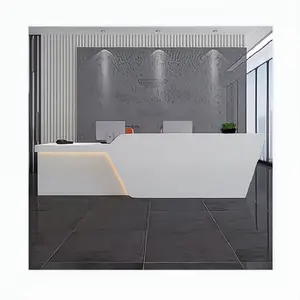 Company reception desk paint fashion cashier simple modern reception desk elegant creative beauty salon bar counter