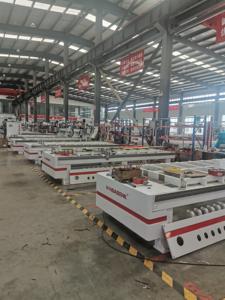 เครื่องทำรังอัตโนมัติ CNC ชุด H2-4ระบบควบคุม Syntec พร้อมการขนถ่ายอัตโนมัติสำหรับวัสดุไม้ราคาไม่แพง - Product Image 4