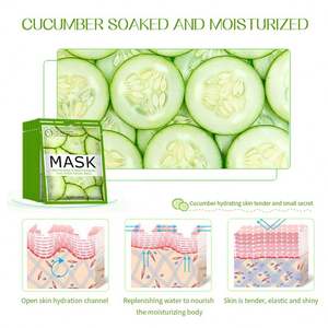 OEM Etiqueta Privada fruta máscara Facial cuidado de la piel blanqueamiento hidratante desechable máscara Facial hoja - Product Image 6