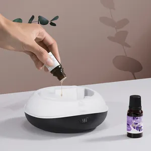 Desktop 3D Simulation Flame Air Humidifier 7 Color Night Light Essential Oil Aroma Volcano Flame Diffuser Humidifier