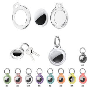 Soporte de PC de plástico resistente para rastreador de mascotas Gps portátil transparente para funda AirTag con cerradura para niños <span class=keywords><strong>Collar</strong></span> de perro colorido para rastreador Gps - Product Image 2