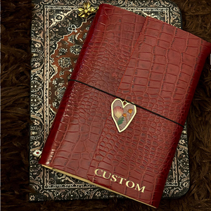 Cuaderno de Lujo con Grabado de Cocodrilo, Cubierta de Cuero PU, Funda Protectora, Diario A5, Juego de Regalo con Logotipo Personalizado <span class=keywords><strong>para</strong></span> Empresas - Product Image 1