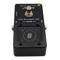 Pédale d'Effets Mini Accordeur Turbo Stroboscopique en Aluminium Demonfx MT500 pour Guitare et Basse