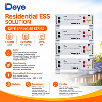 Deye SE-G5.1 Pro-B 5.12kWh 51.2V 100Ah Baterai Lithium Iron Phosphate Sistem Penyimpanan Energi Surya CAN RS485 IP20 Rumah Tangga Komersial