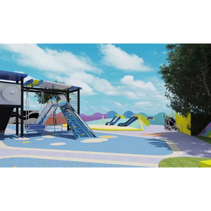 Trẻ em máy bay trượt sân chơi thiết lập cho trẻ em Đồ chơi ngoài trời thép không gỉ Lớn Vườn trẻ em chơi trò chơi Thiết bị giải trí - Product Image 6