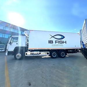 Экспортный грузовик-рефрижератор для перевозки рыбы, <span class=keywords><strong>20</strong></span> тонн, 6x4, дизельный морозильник, регриформированный фургон - Product Image 3