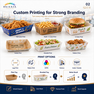 Barquettes alimentaires en papier écologiques pour salades, wraps et <span class=keywords><strong>poke</strong></span> bowls, taille et impression personnalisées, faible MOQ, délai de livraison stable - Product Image 3
