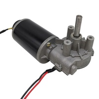 Moteur de portail coulissant 12V 24V DC à engrenage à vis sans fin D49 D59 D63 76mm 63mm