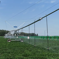 Équipement d'irrigation agricole d'occasion : Système d'arrosage linéaire pivotant électrique pour terres agricoles avec pompe à engrenages et télécommande