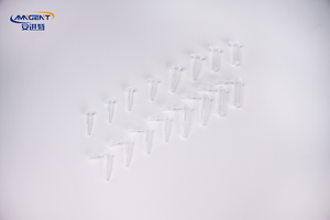AMNGENT Tube de centrifugeuse en polypropylène transparent 0.2ml 0.5ml 1.5ml pour test de laboratoire <span class=keywords><strong>Chemi</strong></span> Micro avec bouchon de presse - Product Image 3