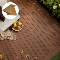 Planche de terrasse creuse en WPC de haute qualité, anti-UV, résistante au glissement, imperméable, composite bois-plastique, revêtement de sol en bois