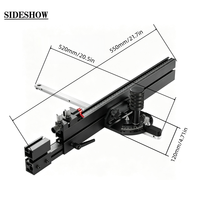 Jauge d'angle de précision en alliage d'aluminium pour scies à table et machines à scier le bois, accessoire pour scies à table
