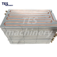 Plaque de refroidissement thermique en aluminium à tube plat personnalisé, grande taille, refroidie par eau, pour batterie et dissipateur de chaleur eutectique pour équipement de laboratoire