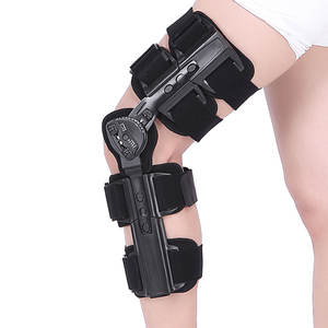 อุปกรณ์พยุงข้อเข่าแบบปรับได้สำหรับขาส่วนล่าง ช่วยพยุงสะบ้าและข้อเข่า สำหรับผู้ที่บาดเจ็บที่เอ็นมีนิสคัส ใช้สำหรับการฟื้นฟูสภาพหลังบาดเจ็บ - Product Image 4