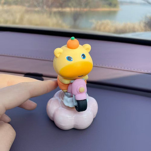 Ornement de voiture en plastique en forme de capybara mignon, décoration de tableau de bord pour l'intérieur de la voiture, cadeau - Product Image 4