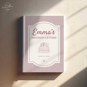 Cadeau personnalisé pour le premier anniversaire du bébé, <span class=keywords><strong>livre</strong></span> <span class=keywords><strong>de</strong></span> souvenirs personnalisé pour bébé, journal souvenir pour enfant, lettres d'anniversaire pour <span class=keywords><strong>mon</strong></span> bébé - Product Image 4