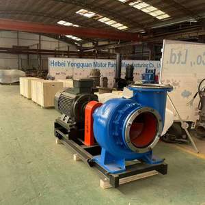 Pompe centrifuge à eau pour l'irrigation agricole, grande capacité, 12 pouces, diesel-électrique, à flux mixte - Product Image 1