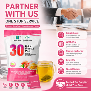 Té Detox de Duración de <span class=keywords><strong>30</strong></span> Días de Marca Privada, Bolsitas de Té Herbal de Durazno, Té Adelgazante, Productos para la Pérdida de Peso, Suministro al por Mayor de Fábrica OEM ODM - Product Image 6