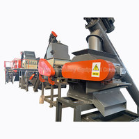 Machine de recyclage automatique de fil d'acier pour pneus de camion à basse vitesse, moteur 300 kW, 220V/380V - Pour pneus usagés complets