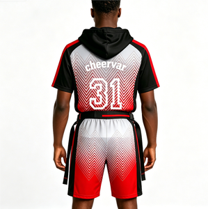 Maillots de football américain à drapeau pour jeunes à séchage rapide, uniformes de football américain à drapeau, t-shirts à capuche - Product Image 3