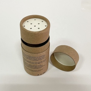 Récipient recyclable en papier de shaker de poudre de protéine de <span class=keywords><strong>sel</strong></span> et de poivre de logo personnalisé pour la manipulation d'impression de disparition et d'estampage de nourriture - Product Image 5