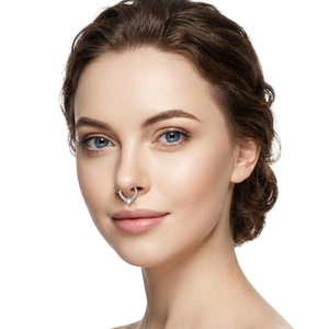 Helix Daith <span class=keywords><strong>Piercing</strong></span> pour femmes hommes <span class=keywords><strong>narine</strong></span> <span class=keywords><strong>Piercing</strong></span> clair CZ larme Septum Clicker acier inoxydable Cartilage boucle d'oreille - Product Image 2