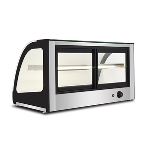 Tủ trưng bày bánh ngọt, bánh mì, bánh nướng hình chữ nhật đứng, mặt kính, đế đá cẩm thạch - Product Image 2