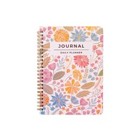 Cuaderno de Tapa Dura en Espiral Personalizado, Organizador/Diario/Agenda de Negocios A5, Regalo para la Oficina o la Escuela, Encuadernación Cosida, 100 Hojas