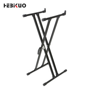 Q210C HEBIKUO mayorista electrónico profesional doble x música pesados Soporte de teclado <span class=keywords><strong>para</strong></span> <span class=keywords><strong>piano</strong></span> organ - Product Image 4