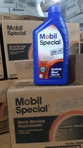 Mobil Special 5W-20 <b>Synthetic</b> Blend Motor <b>Oil</b> Lubricant <b>Oil</b> Meet Warranty Requirements - Product Image 2