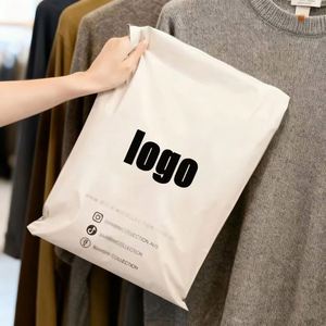 ECO Friendly Custom logo Dissoluble Environmental Express Recycled Bags <b>Clothes</b> Shipping Package Envelope Poly Mailer Bags - Product Image 2