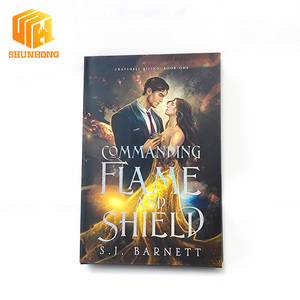 Impresión de Novela de Tapa Dura Premium Personalizada, Páginas de Apertura con Capitulos Oscuros, Bordes Estampados en Oro, Cosido a Mano, Edición Especial, Libro de Fantasía - Product Image 3