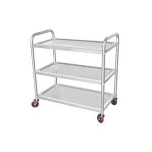 VICTORY COCINA Acero inoxidable Plástico Panadería Hotel Bebidas Cocina Servicio de café Carrito Servicio de comida Carrito para Cocina - Product Image 1