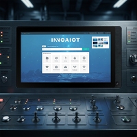 Monitor Sentuh Industri Kecerahan Tinggi 1000 Nits 21,5 Inci Tahan Sinar Matahari IP66 Layar PCAP HMI