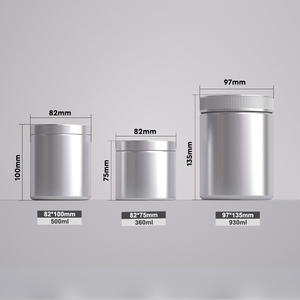 Bouteille de vitamines en aluminium recyclable avec bouchon à vis, impression offset pour l'emballage de compléments alimentaires, logo personnalisé accepté - Product Image 5