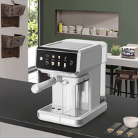 Machine à expresso automatique 20 bars pour bureau et hôtel, tactile et facile à transporter, facile à utiliser, multifonctionnelle