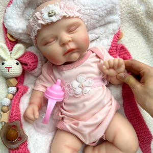 Muñecas Reborn de Silicona de 20 Pulgadas, Anatómicamente Correctas, Tipo Chubby Girl, Calidad de Exportación, Realistas, para Fotografía y Terapia - Product Image 5