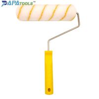 Fournisseur professionnel de manchons souples à prise en main confortable, cadre de cage, microfibre de qualité supérieure, haute densité, chromé, Rolo Pintura