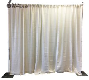 Pipe incurvée en aluminium de marque TFR de haute qualité et décors drapés avec forme personnalisable et service de location - Product Image 2