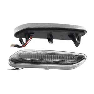 Lampu sein Mobil LED dinamis, lampu samping plat daun, lampu sein mobil, lampu dinamis LED, untuk BMW Mini R60 R61, 1 buah