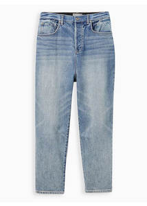 جينز نسائي بمقاسات كبيرة، بنطلون جينز ضيق مخصص للنساء بخصر متوسط، مصنوع من السباندكس/القطن المغسول، متوفر بالجملة - Product Image 5