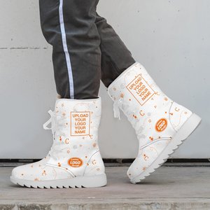 רצועת כותנה אלסטית מעובה לחורף עם סוליה רכה עם עקב שטוח, רצועה נוחה לקשישים - Product Image 6