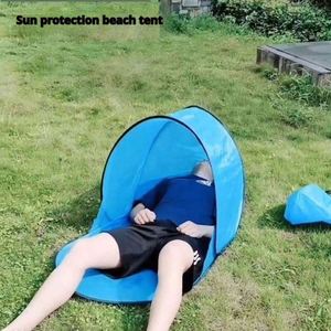 Tente pop-up pour une personne, légère, installation instantanée, protection UV, abri solaire de plage, portable, pliable, tente de camping en plein air - Product Image 5