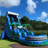 Inflatable Water Slide with Pool for Kids and Adult