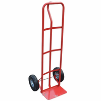Chariot à main industriel HT1805 en acier avec roue pneumatique de 10 pouces