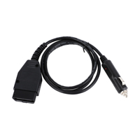 Personalizado OBD2 OBD16P Conector macho Encendedor de coche Cable Línea Lector de código Tipo